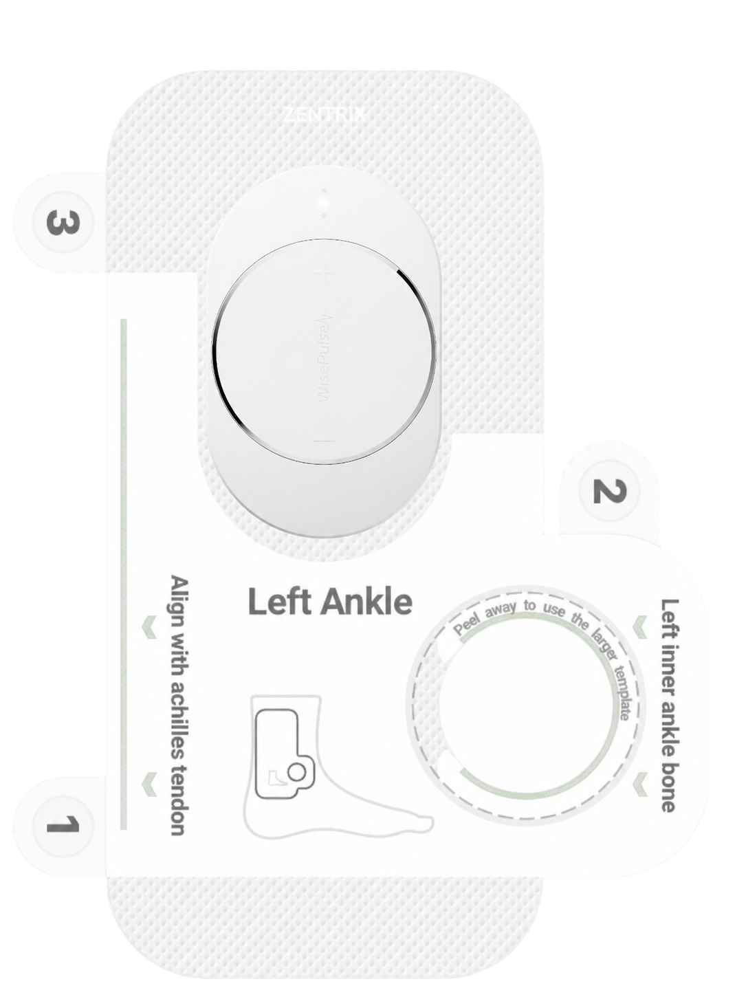WisePulse stimulator and positioning patch